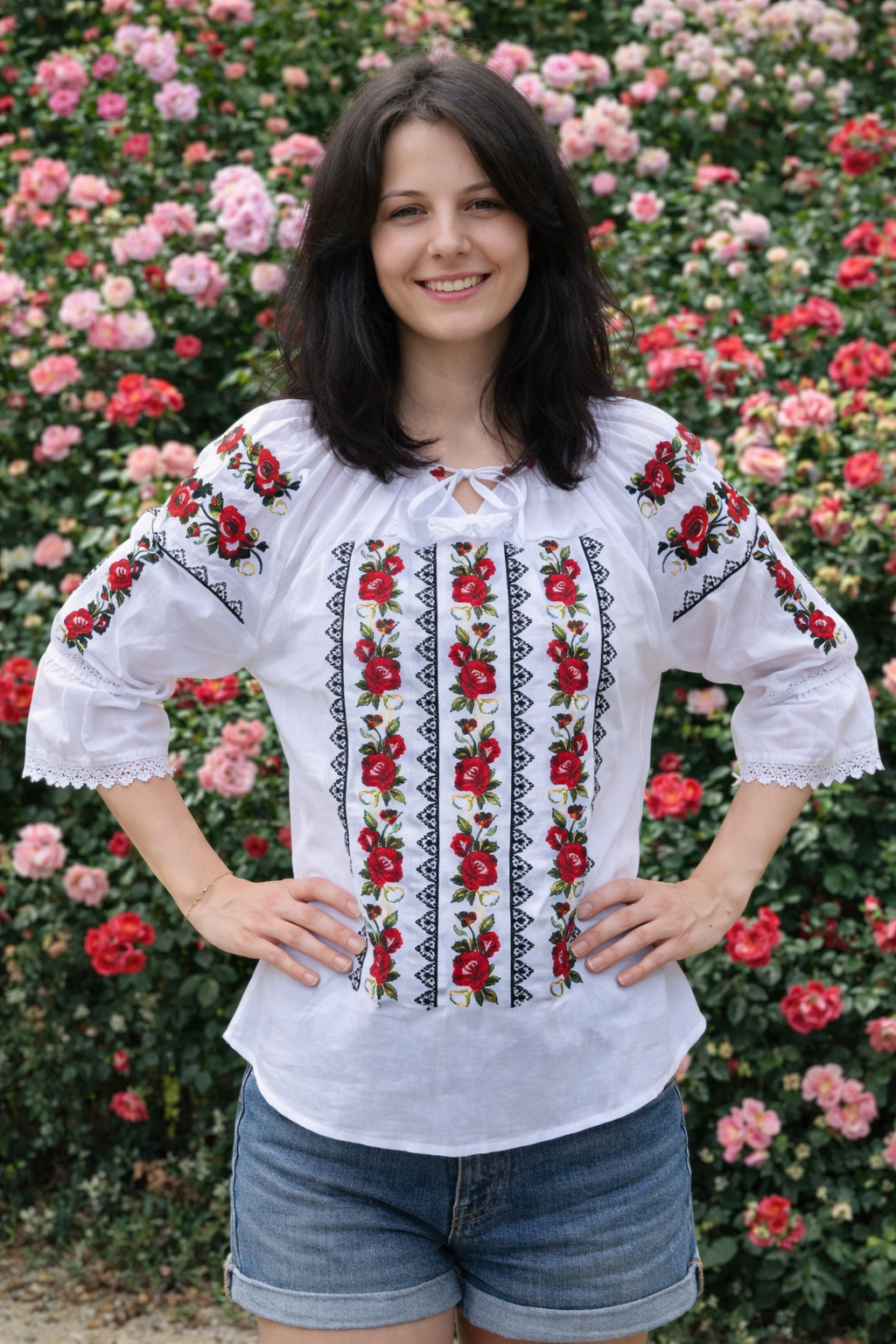 Дамска риза с бродерия 12