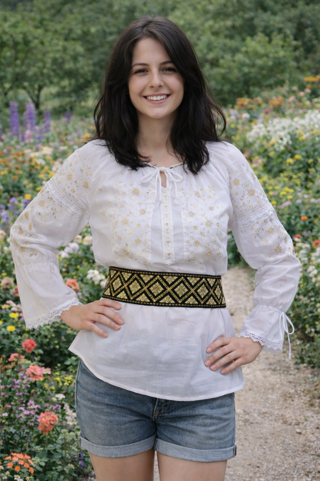 Дамска риза с бродерия 20