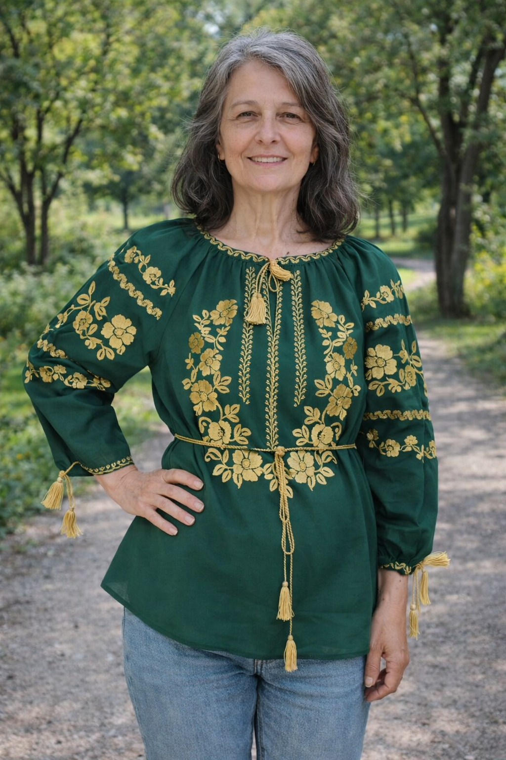 Дамска риза с бродерия 22