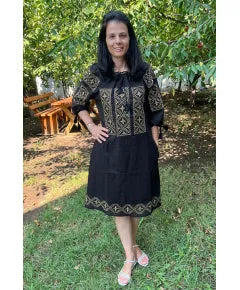 Дамска рокля с бродерия 10