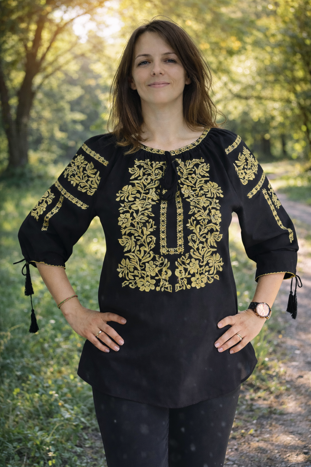 Дамска риза с бродерия 27