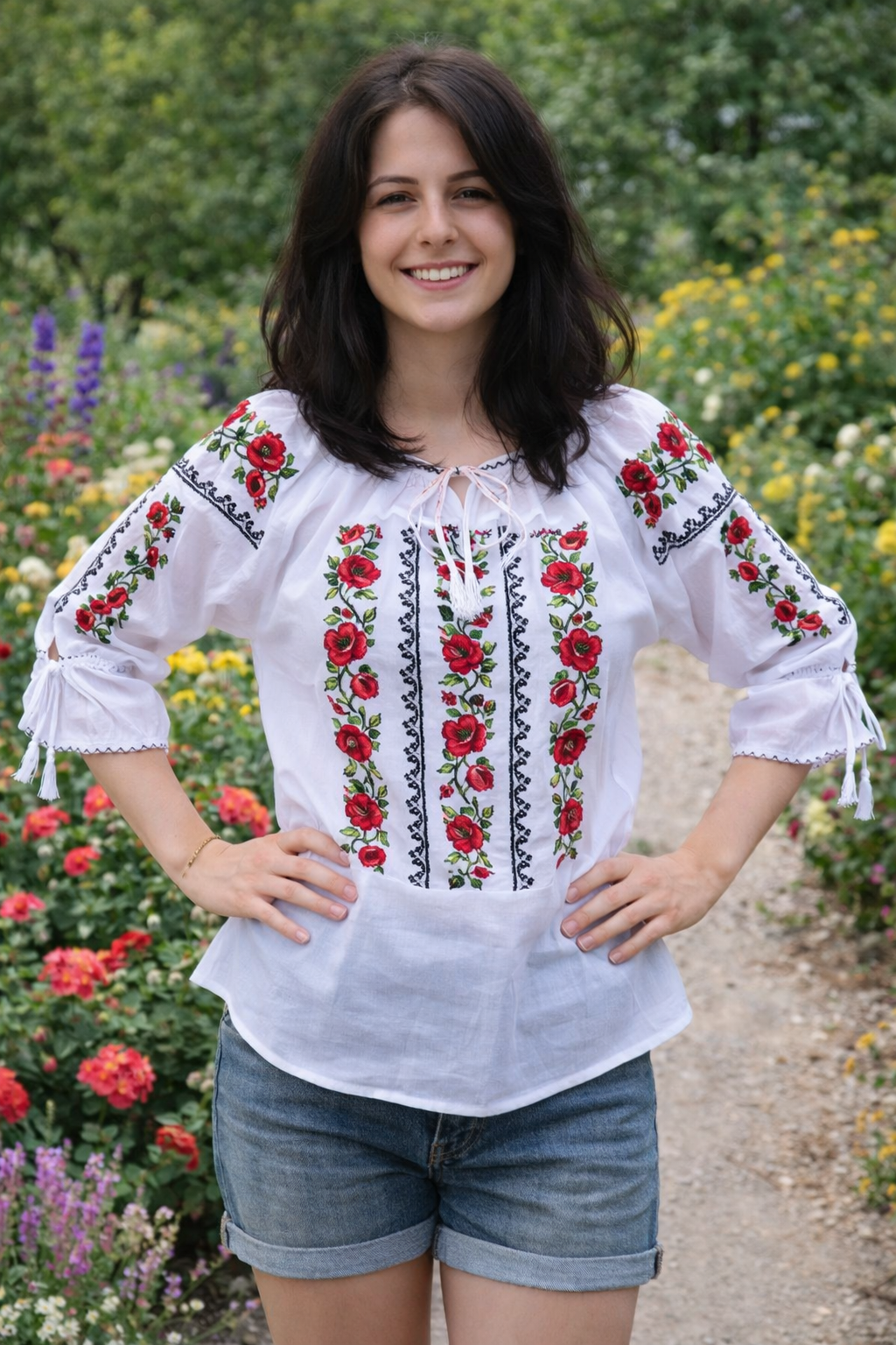 Дамска риза с бродерия 18
