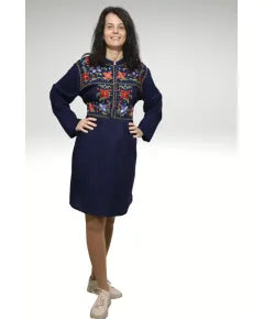 Дамска рокля с бродерия 07