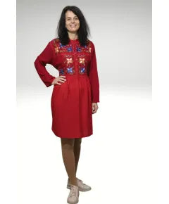 Дамска рокля с бродерия 07